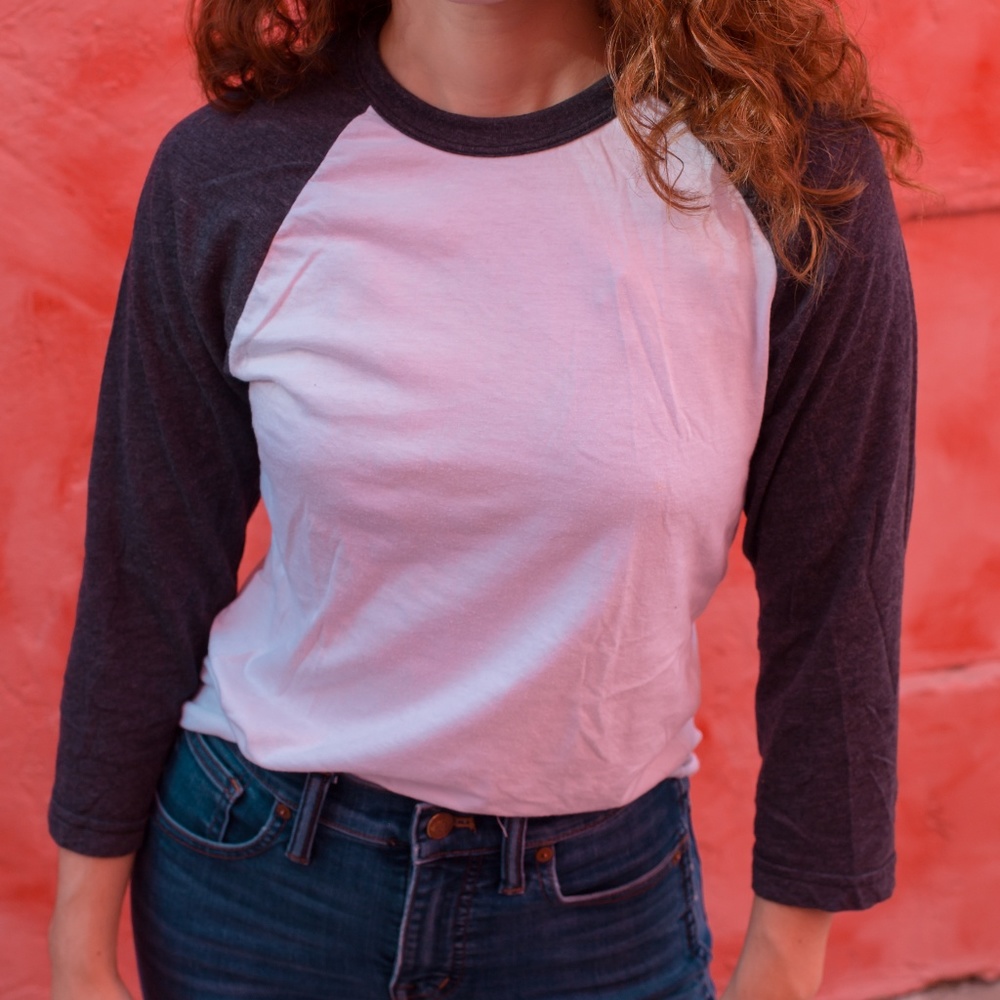 American Apparel Baseball Tee